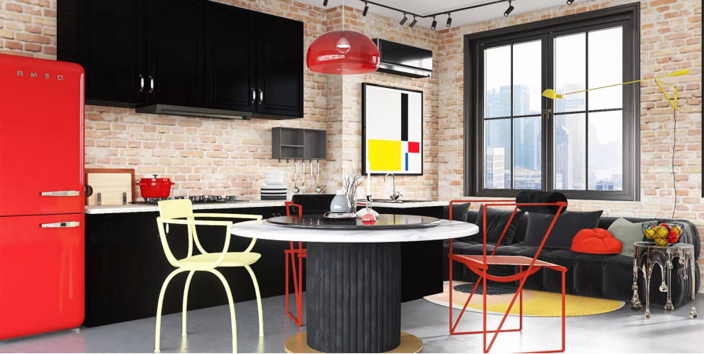 Яркий лофт в центре Москвы