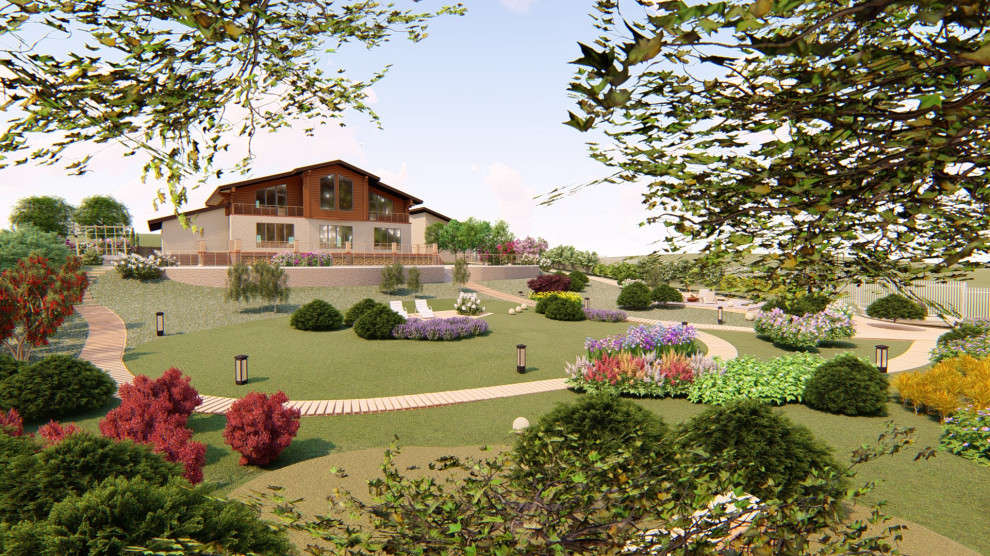 Обложка проекта: Проект ландшафтного благоустройства в посёлке Ушаково