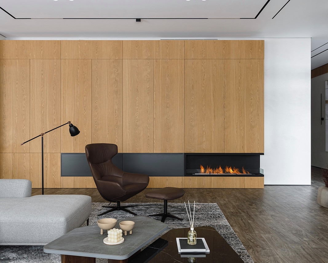 Кухня гостиная в загородном доме