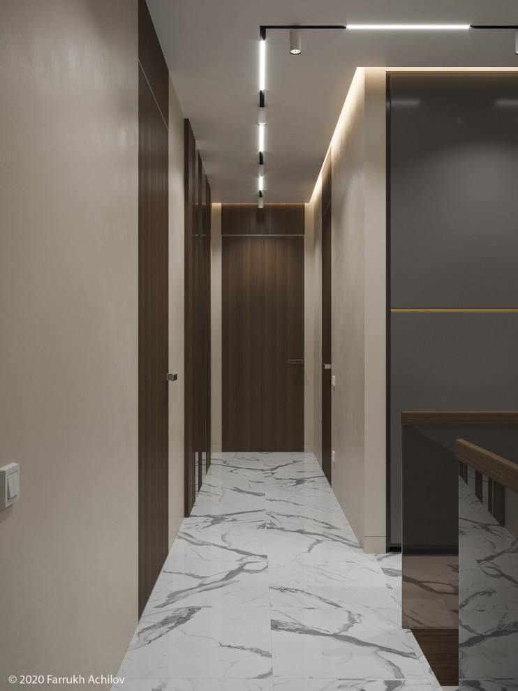 Обложка проекта: 2-х уровневая квартира в современном стиле