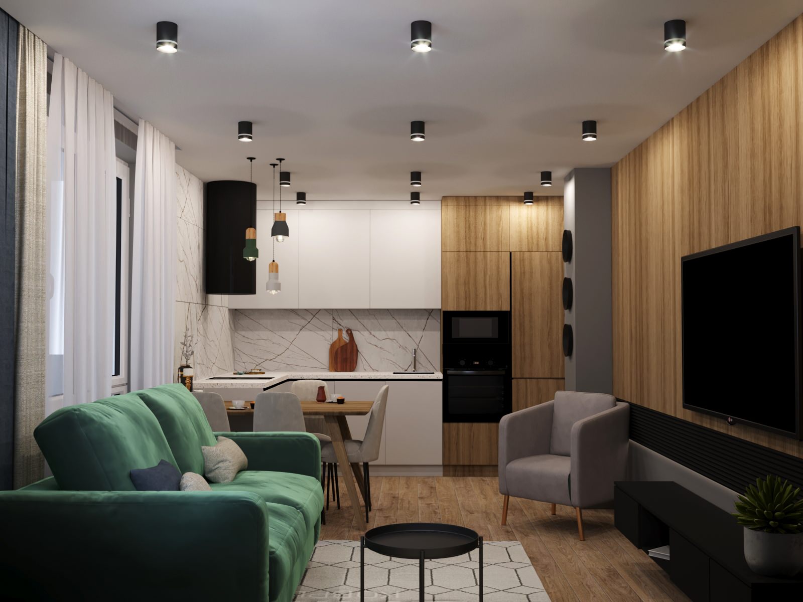 Обложка проекта: Лесопарковая