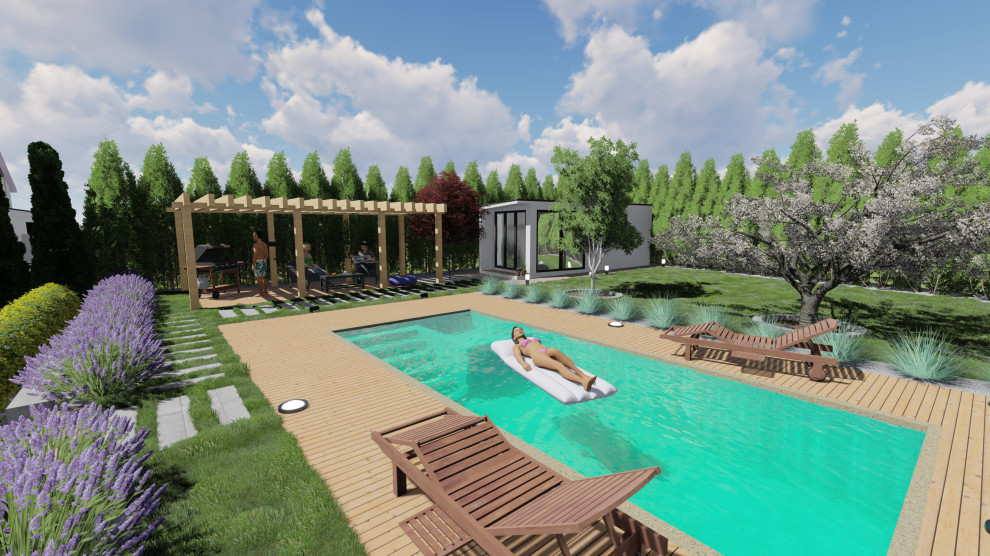 Ландшафтный дизайн в Гостагаевской