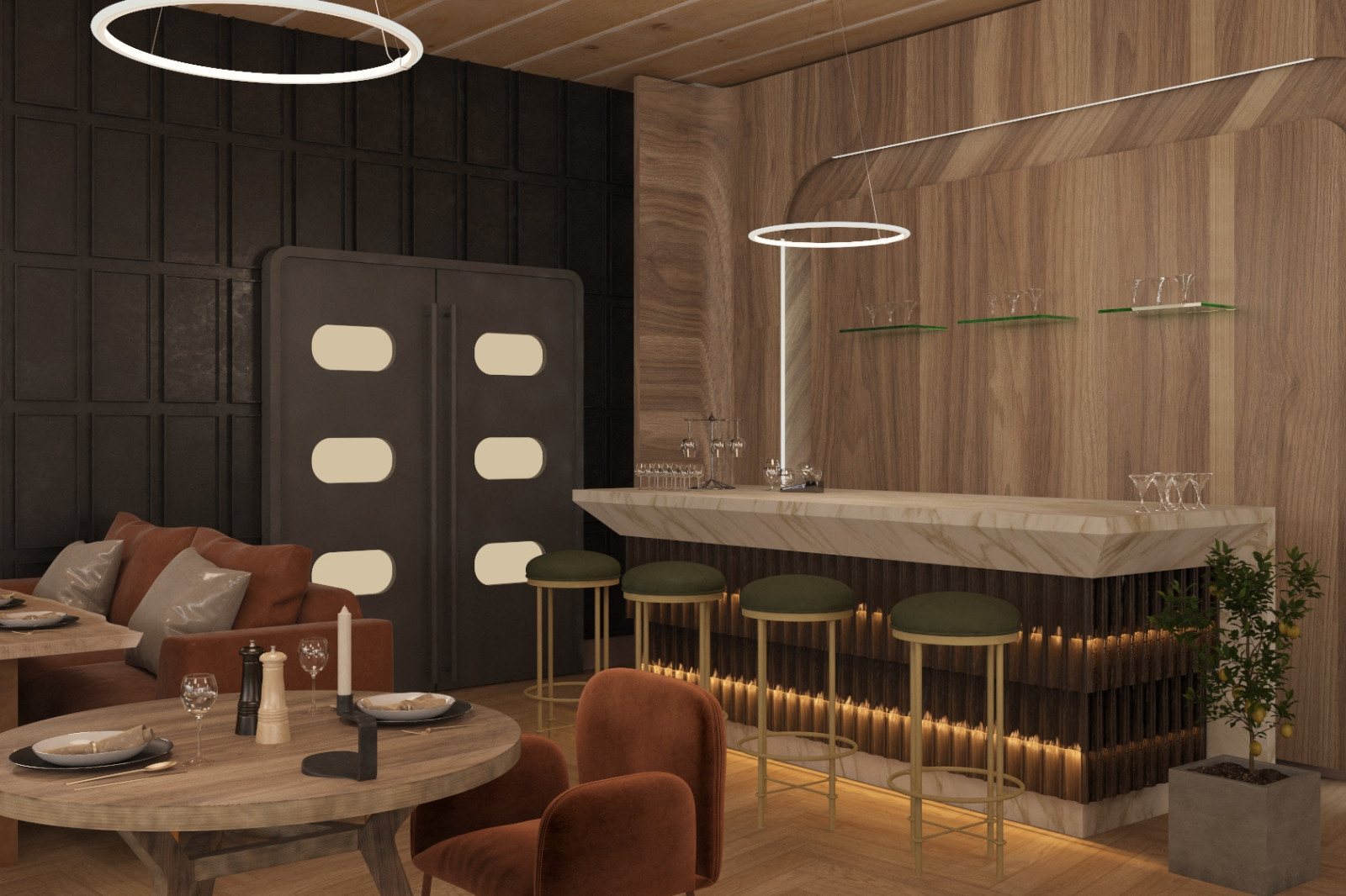 Дизайн-проект итальянского ресторана