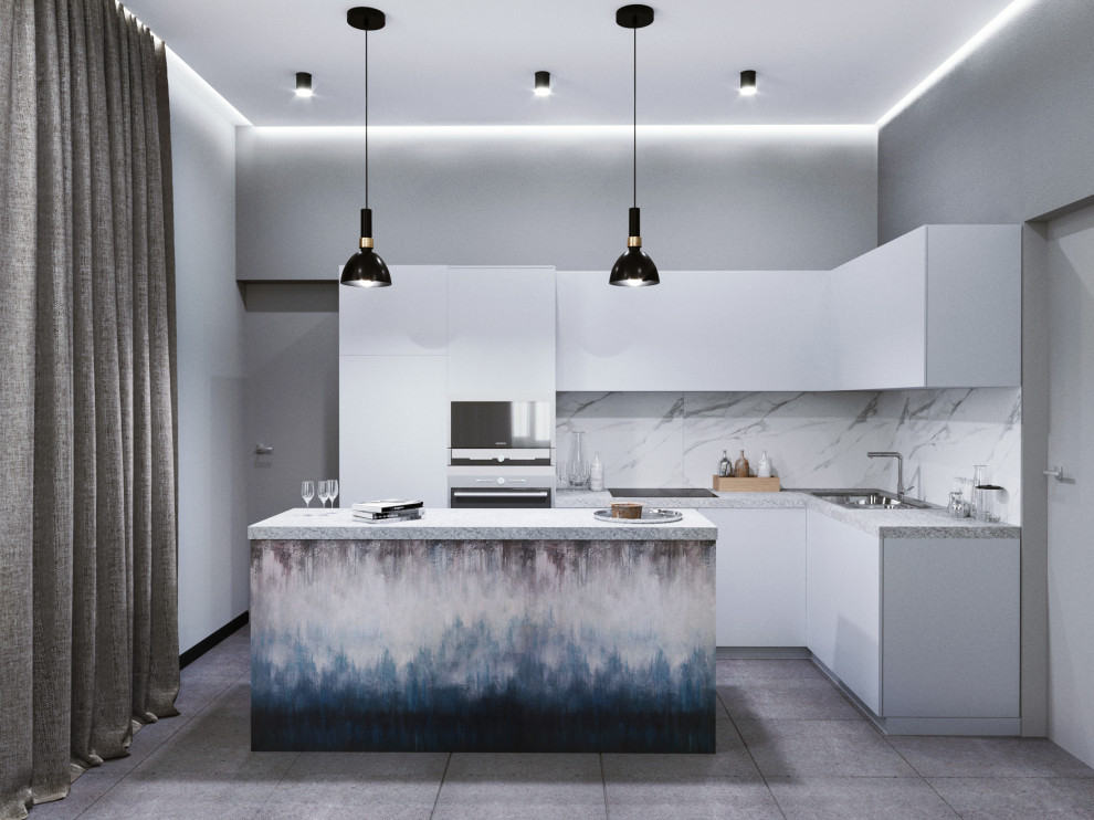 Обложка проекта: Загородный дом в стиле Минимализм 146кв м