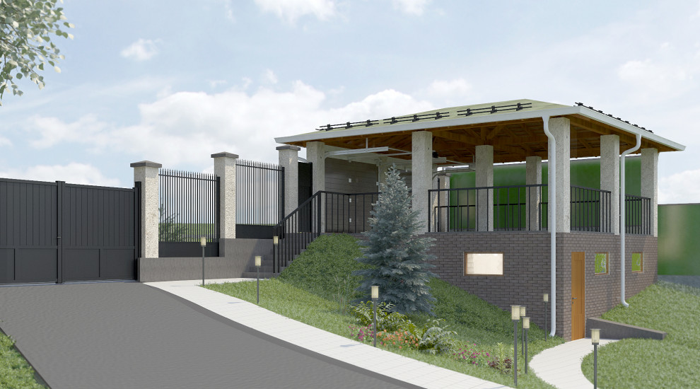 Обложка проекта: Проект входной группы частного дома