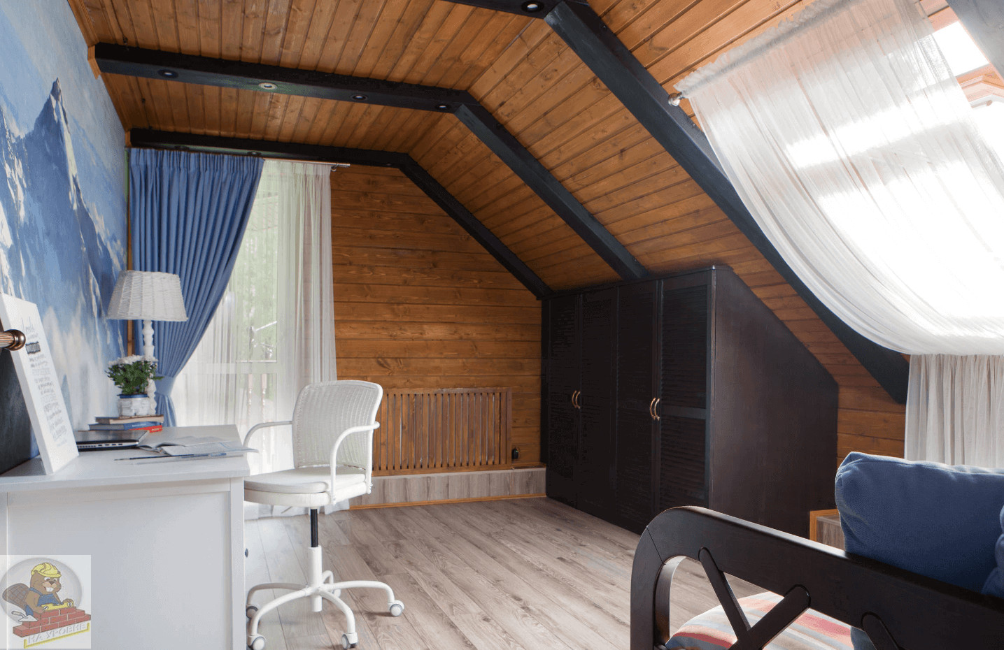 Отделка частного дома в стиле фьюжн