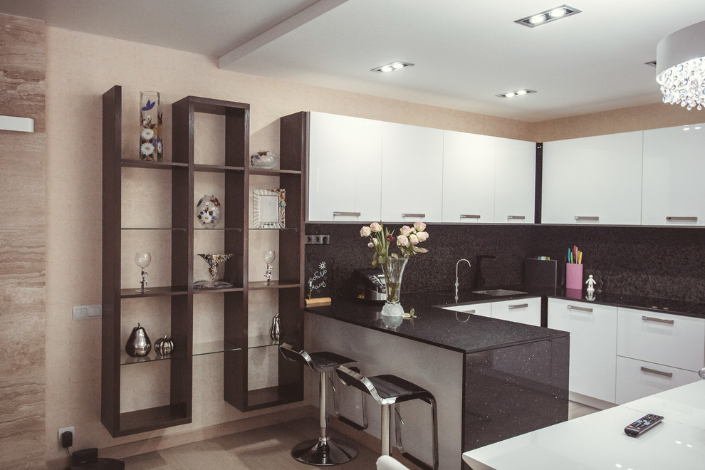 Кухня-гостиная в современном стиле