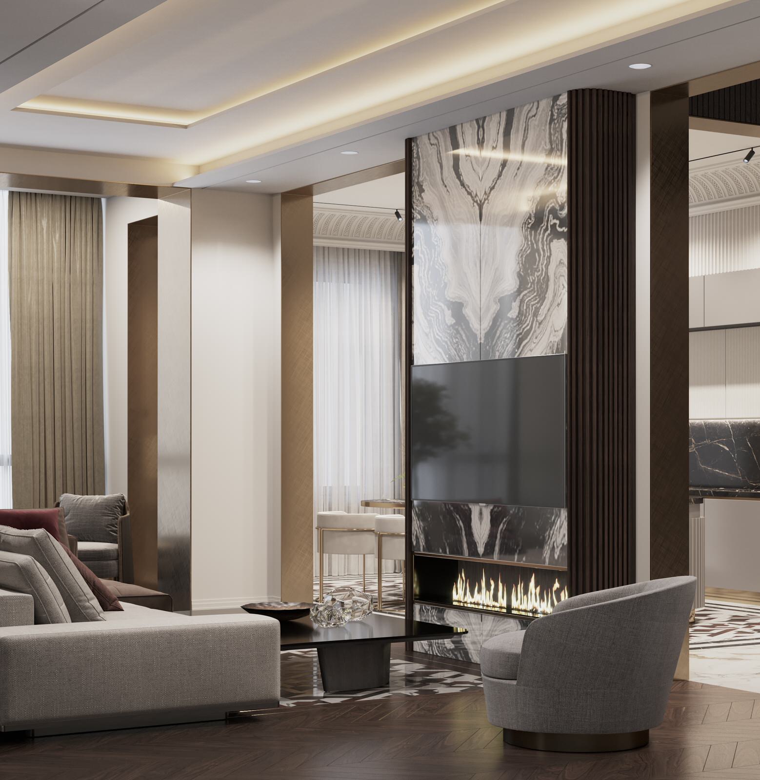 Квартира 156м², ЖК Duderhof Club