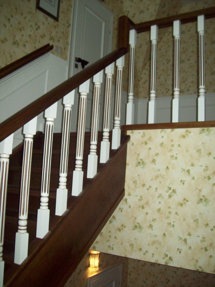 Лестница из массива ясень