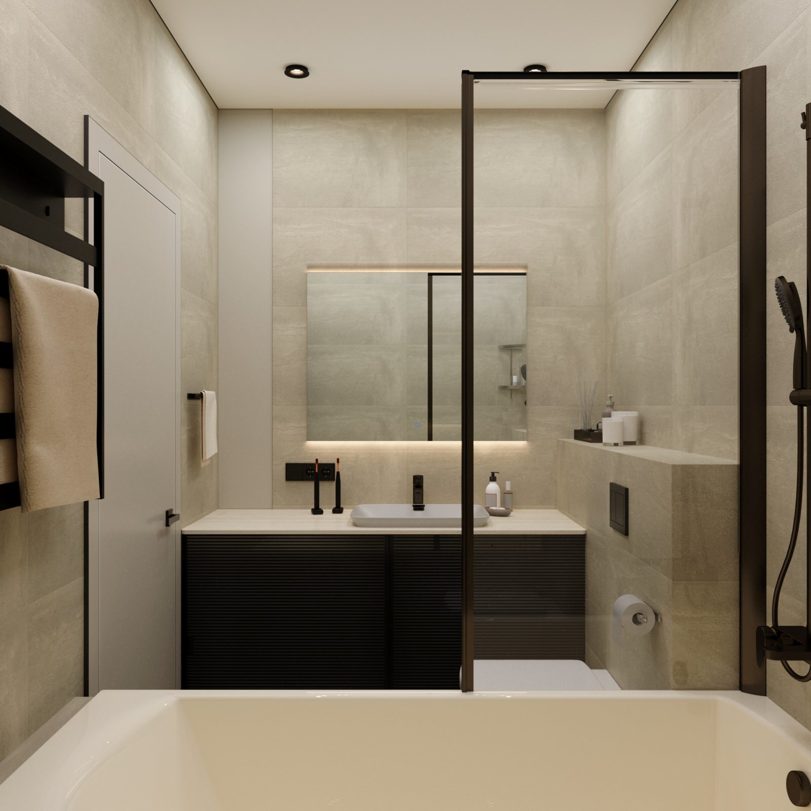 2 санузла в ЖК Высота