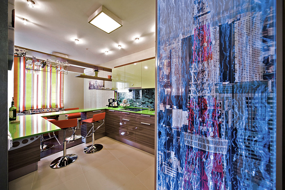 Воздушно-пузырьковая панель на кухне