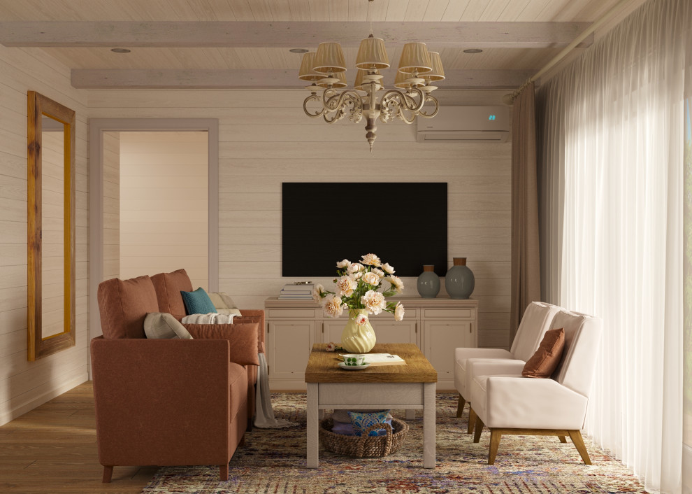 Обложка проекта: Гостиная в загородном доме