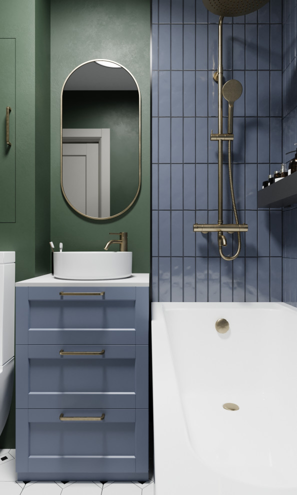 Яркая ванная комната