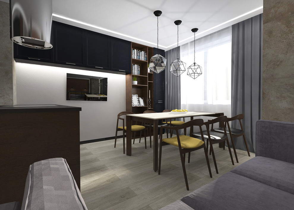 Кухня-гостиная для молодой девушки