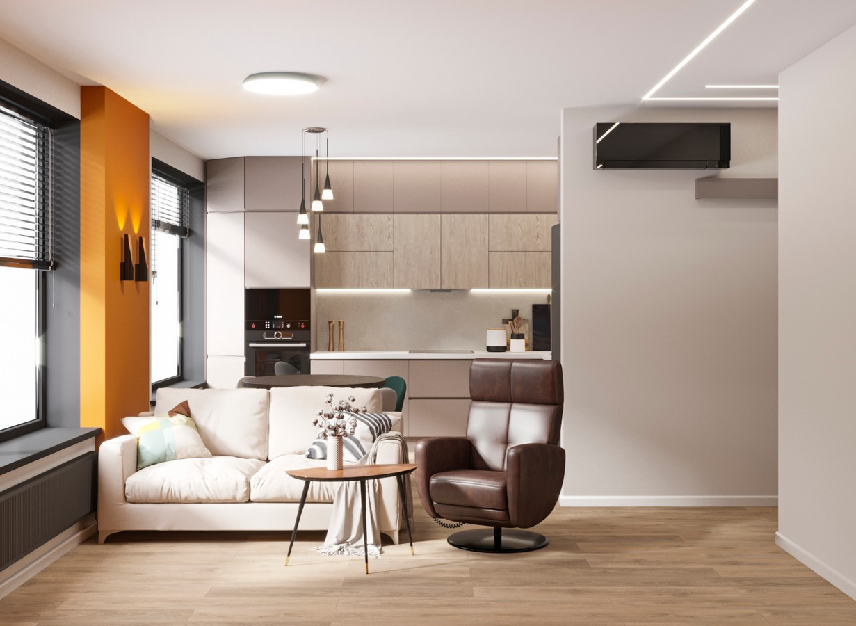 Дизайн трехкомнатной квартиры в современном стиле