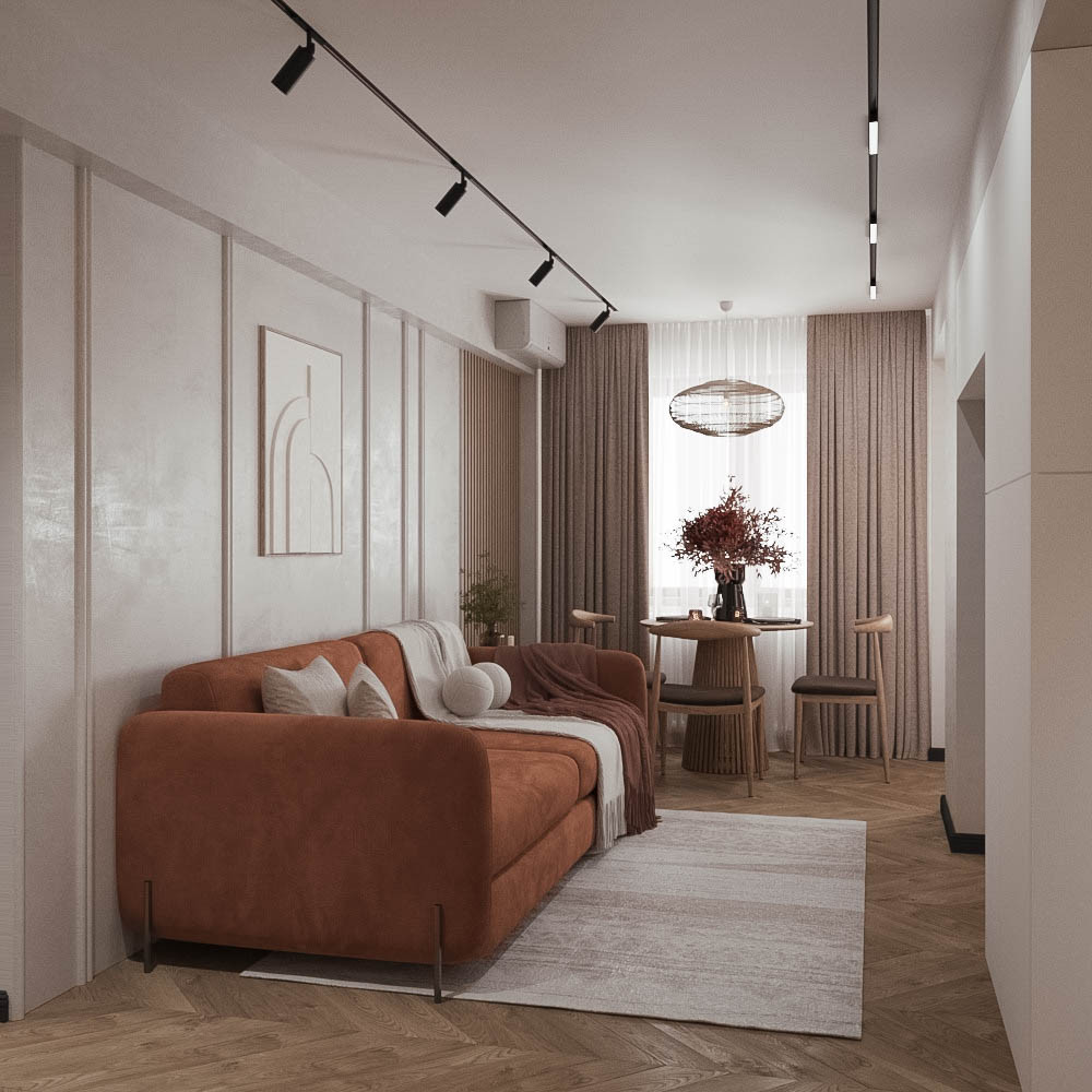 Рыжая квартира на ул. Баррикадная