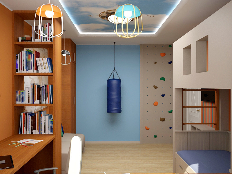 Квартира в современном классическом стиле.