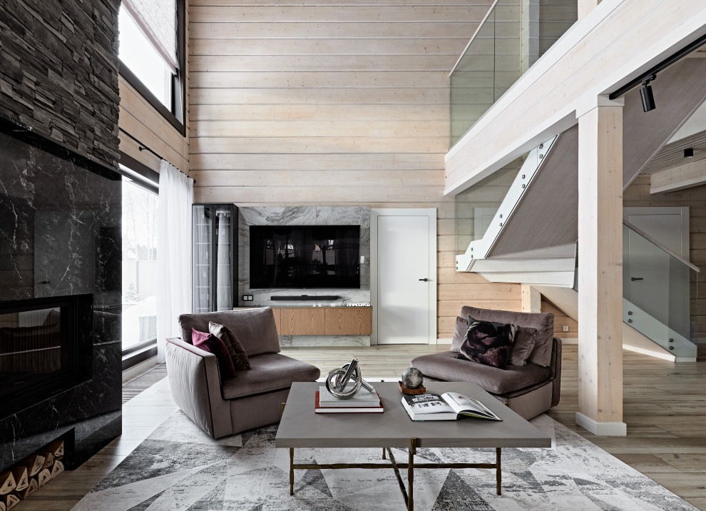 Современный загородный дом для большой семьи