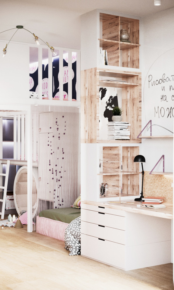 Интерьер квартиры для молодой семьи с тремя детьми