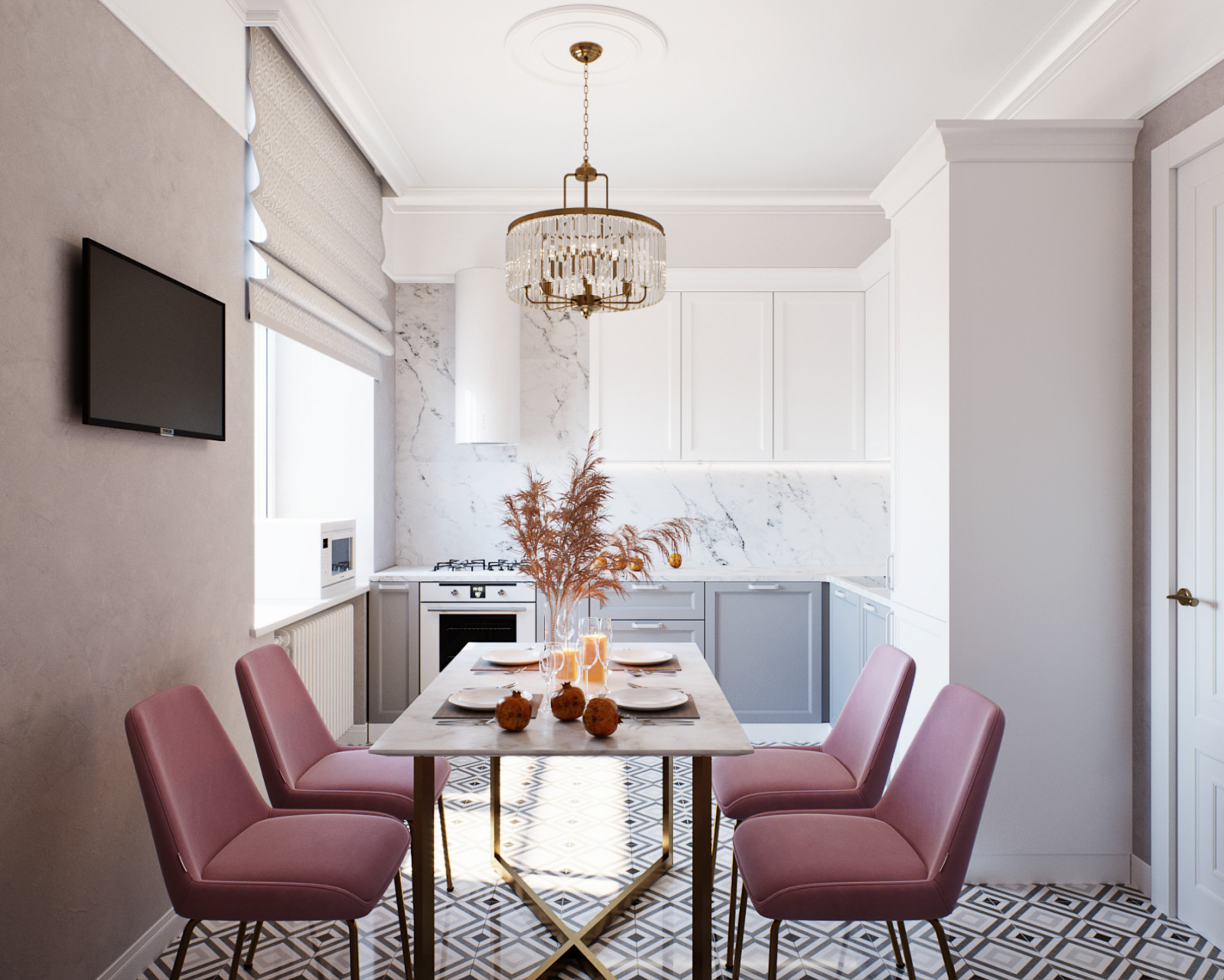 Дизайн однушки в сталинском доме в Москве