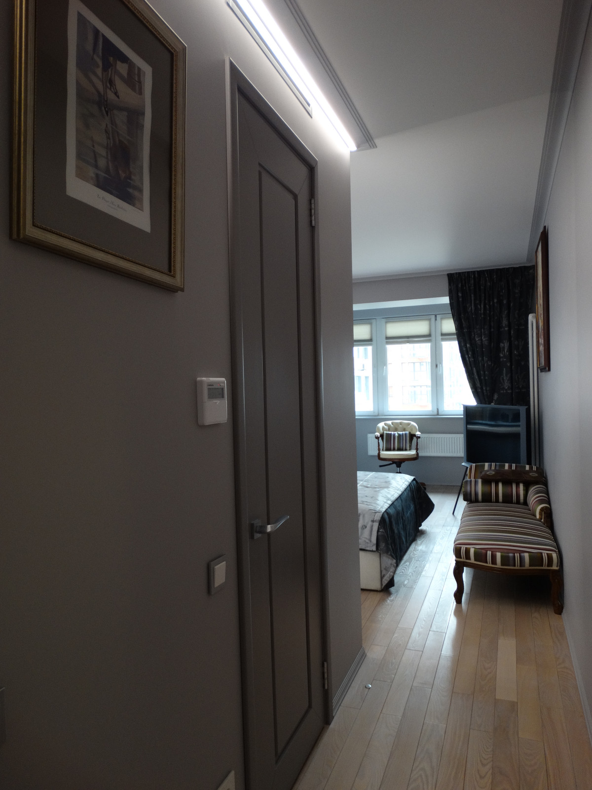 Квартира 70 м2 оттенки серого