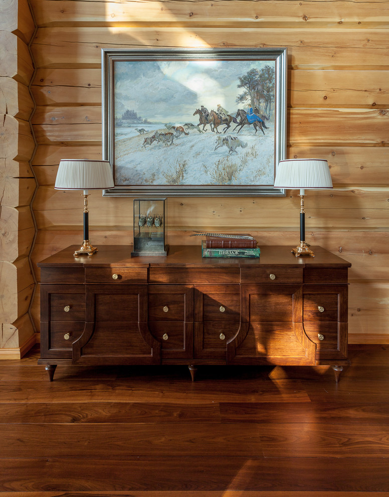 Деревянный дом в классическом стиле