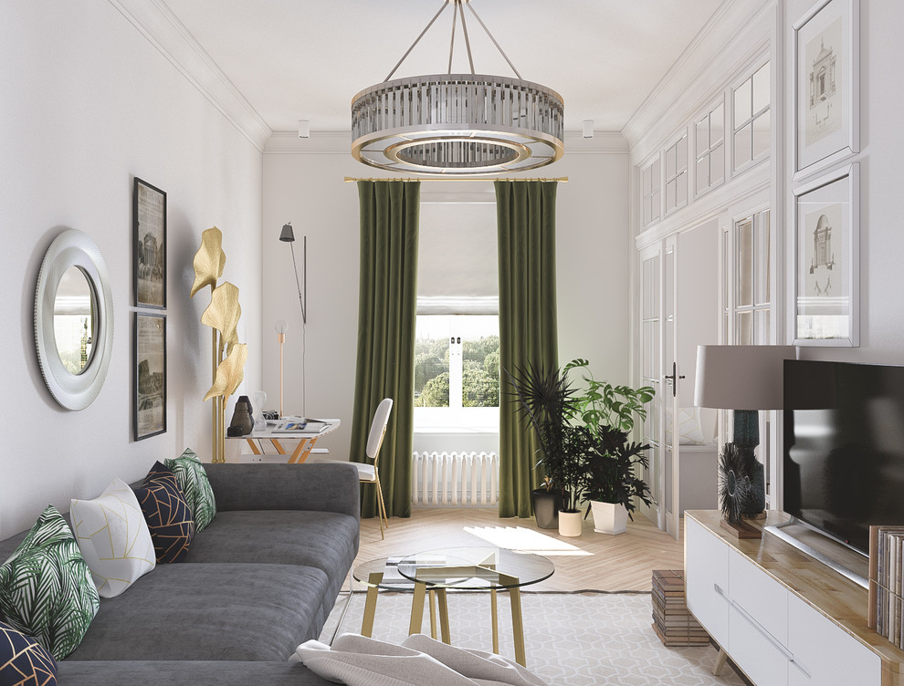 Обложка проекта: Intérieur d'un appartement d'une pièce à Saint-Pétersbourg