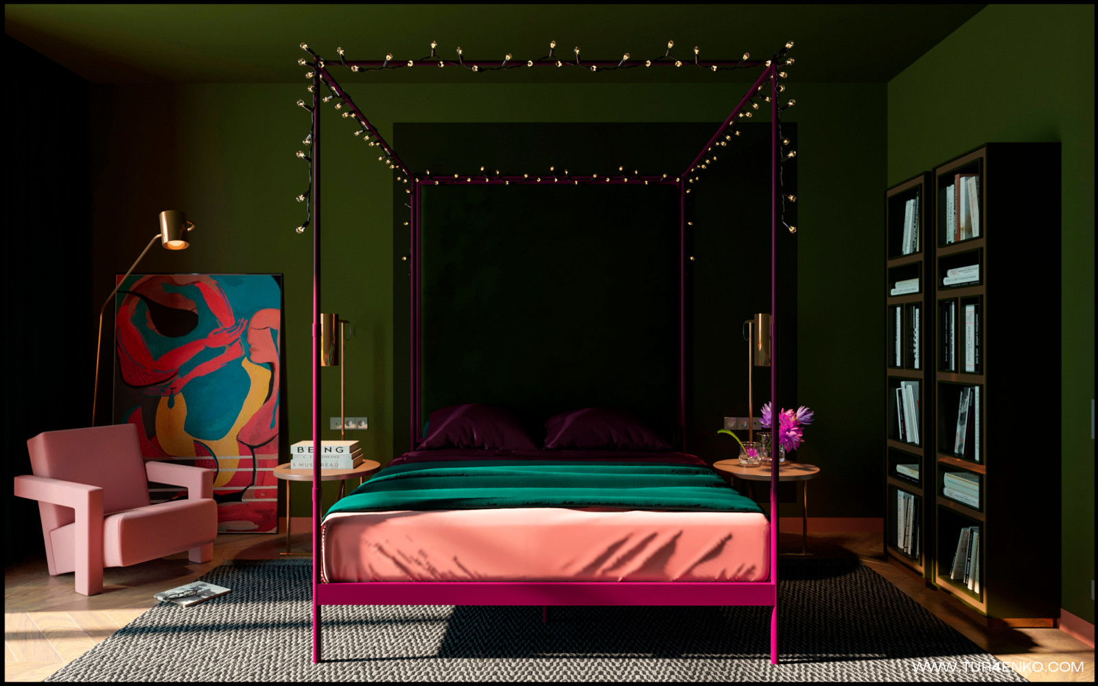 Неординарный дизайн квартиры в стиле контемпорари в ЖК "ЗИЛАРТ"