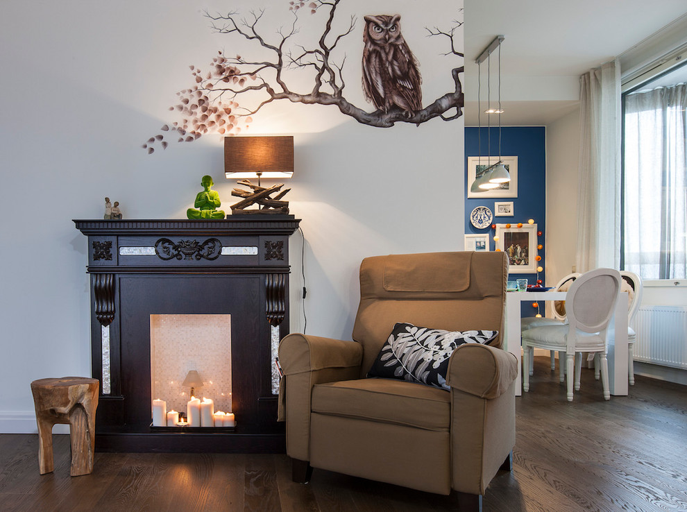 Обложка проекта: Сова в космосе. Яркая квартира на Барочной