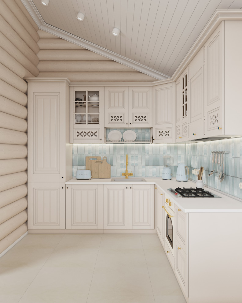 Авторский дом из бревна 135 м² для семьи с двумя детьми в КП Золотые Сосны