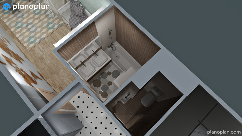 3х-комнатная квартира для семьи с 4мя детьми в скандинавском стиле