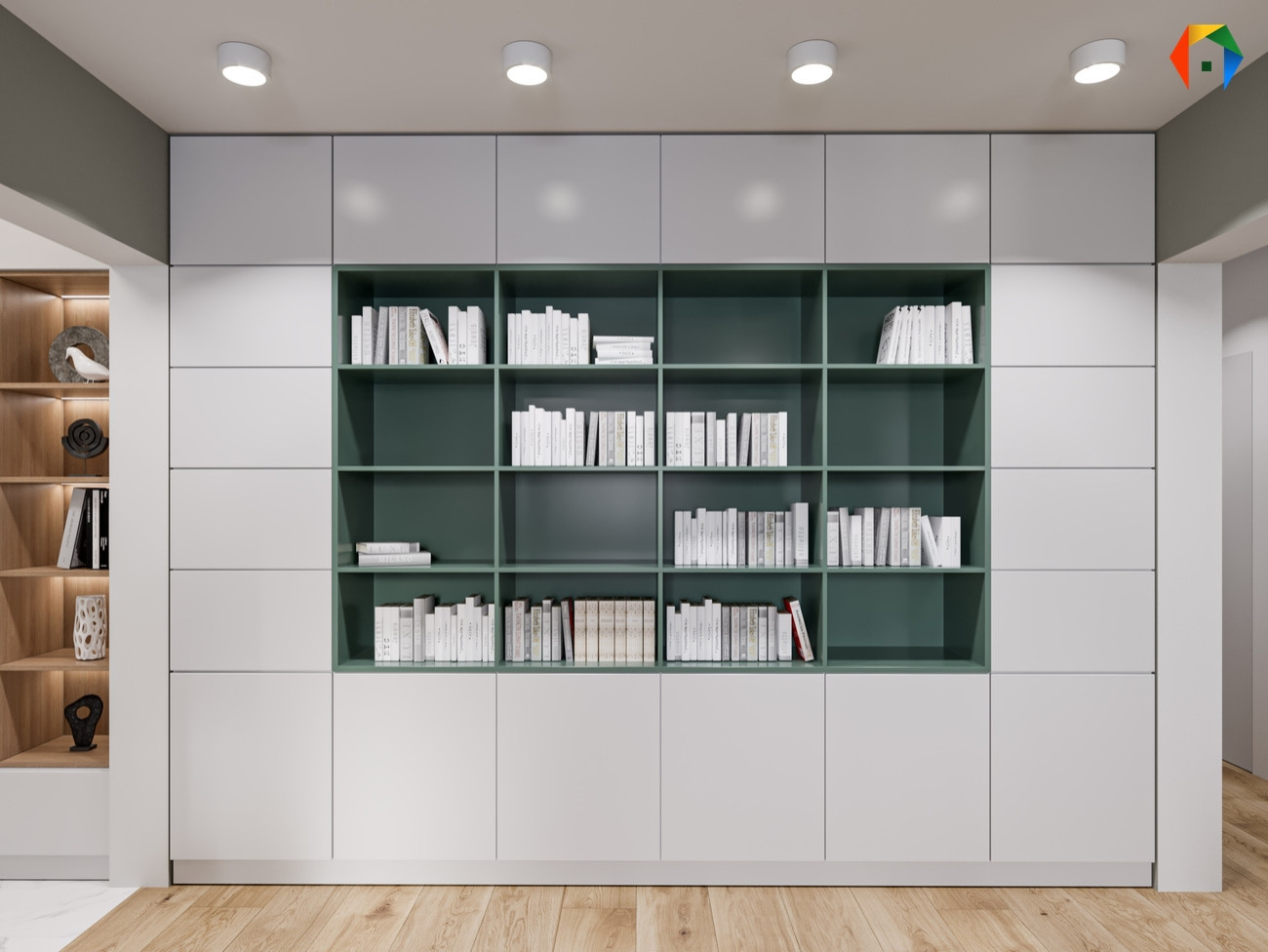 Золотой треугольник. Дизайн проект с преобладающим скандинавским стилем