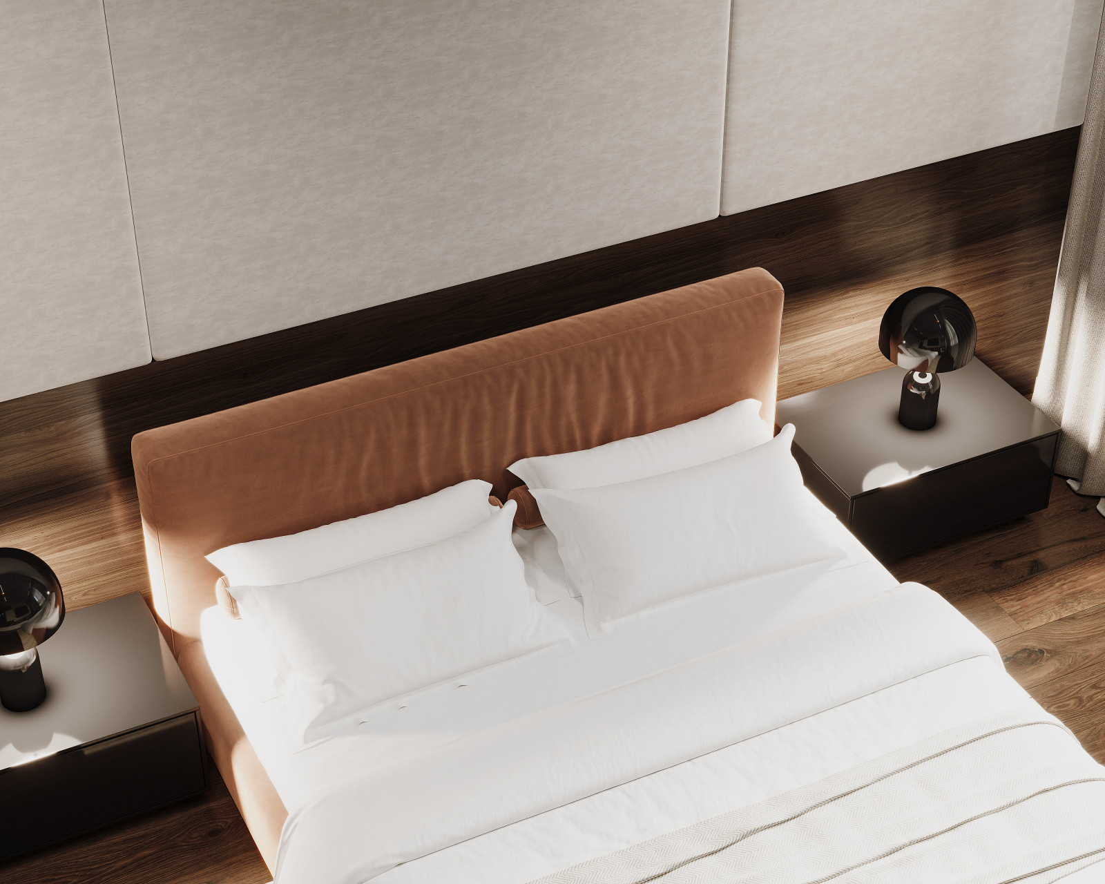 Интерьер спальни в смешанном стиле