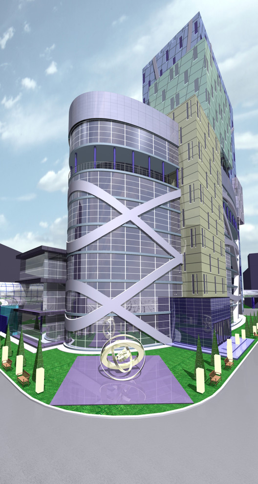 Обложка проекта: Эскизный проект офисного здания в г. Екатеринбурге