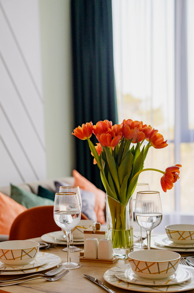 Интерьер в современном стиле ЖК «Раушен-престиж», г. Светлогорск