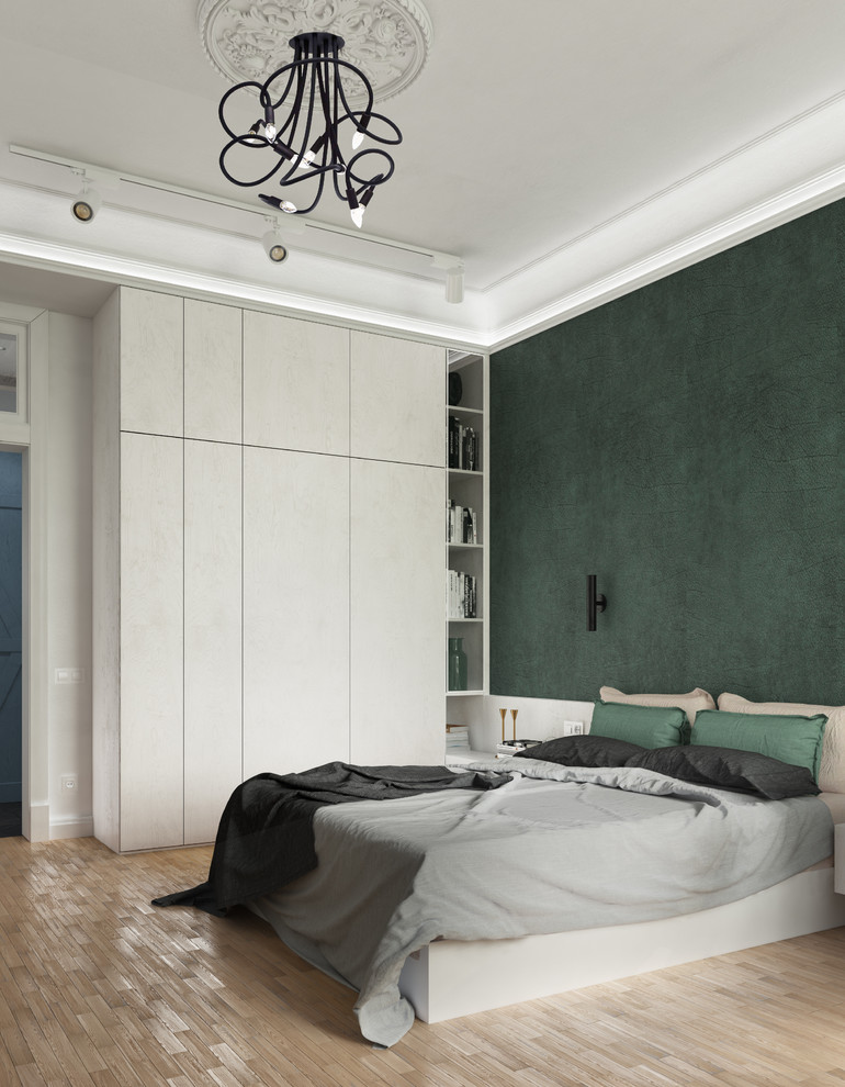 Белая квартира в сталинке с элементами лофта