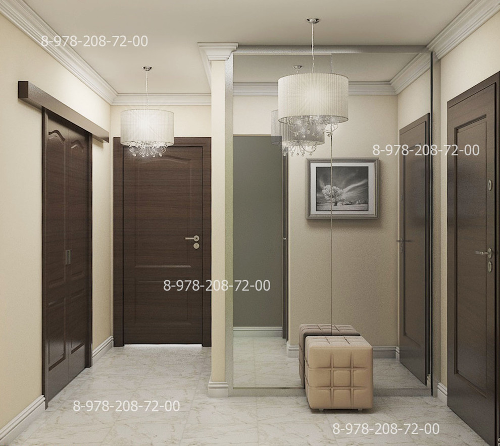 Кухня - балкон - коридор