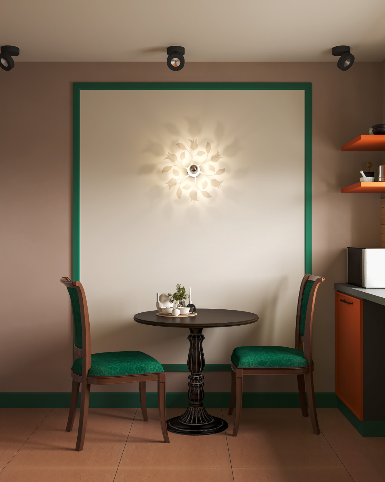 Дизайн квартиры в колористике фламандский картин