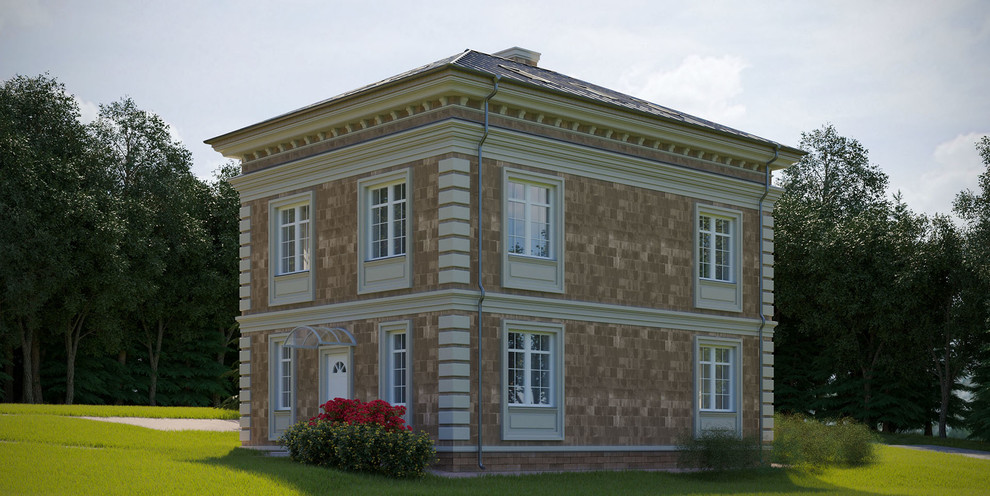 Дом с кленом на террасе