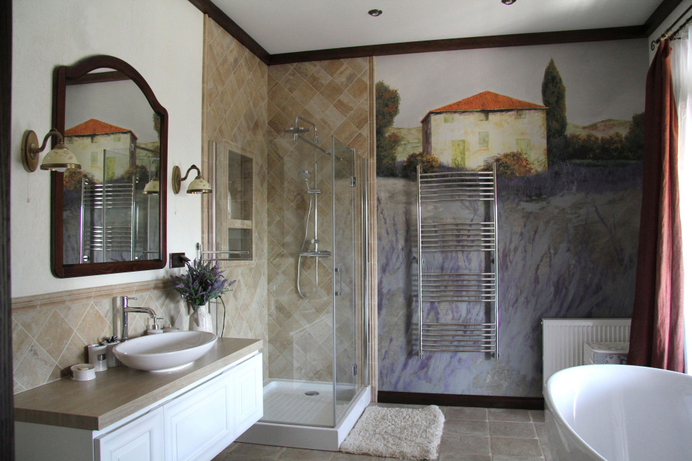 Обложка проекта: Интерьер санузла в загородном доме