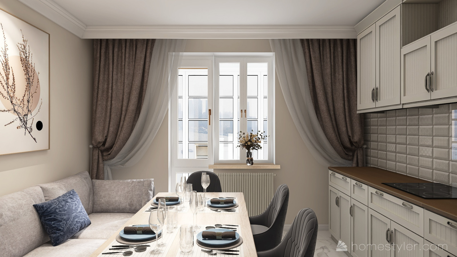 2х комнатная квартира для семьи