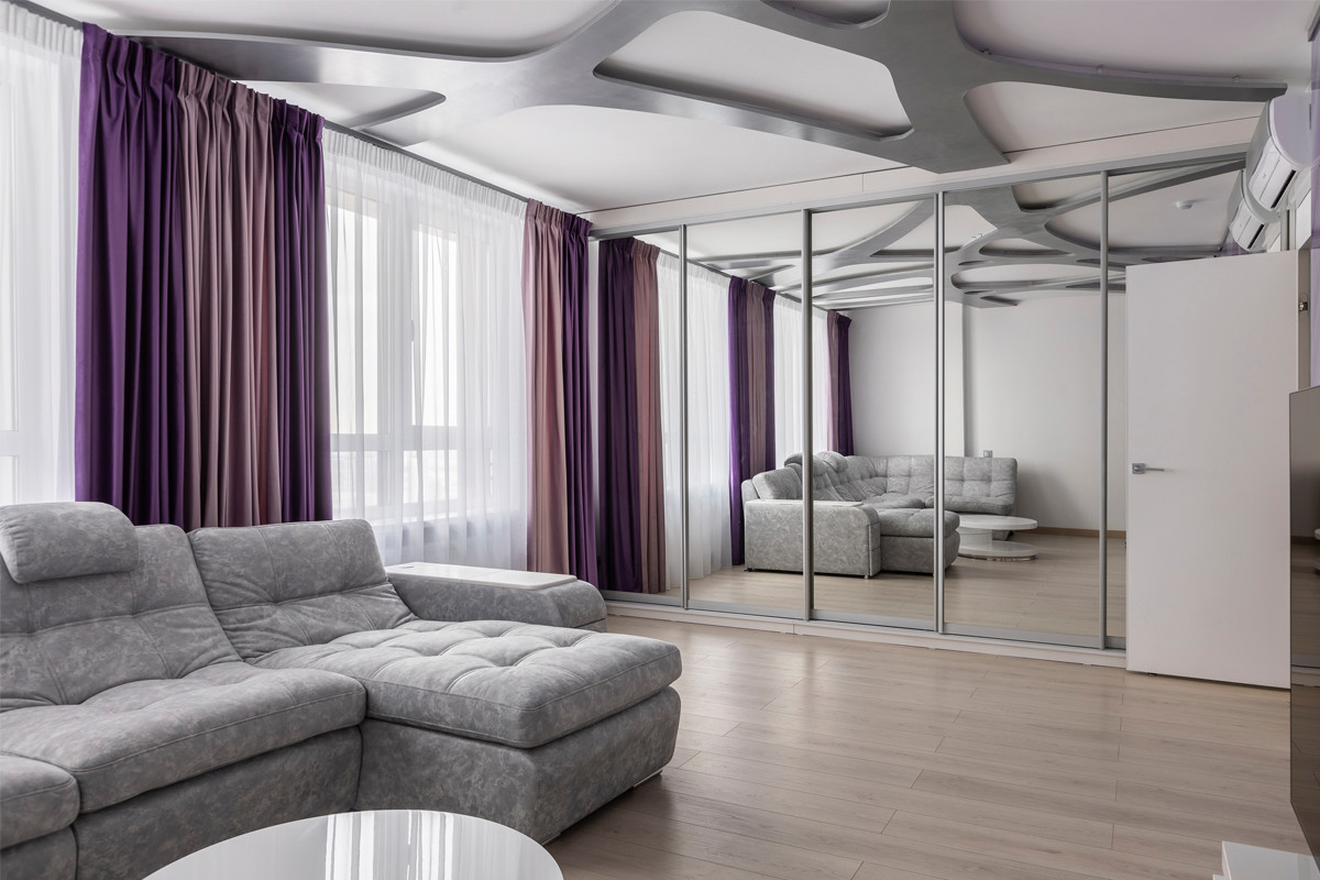 "Всплески жизни". Дизайн 3-х комнатной квартиры в современном стиле.