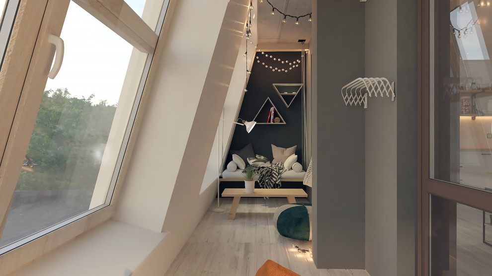 Квартира для молодой семьи в скандинавском стиле