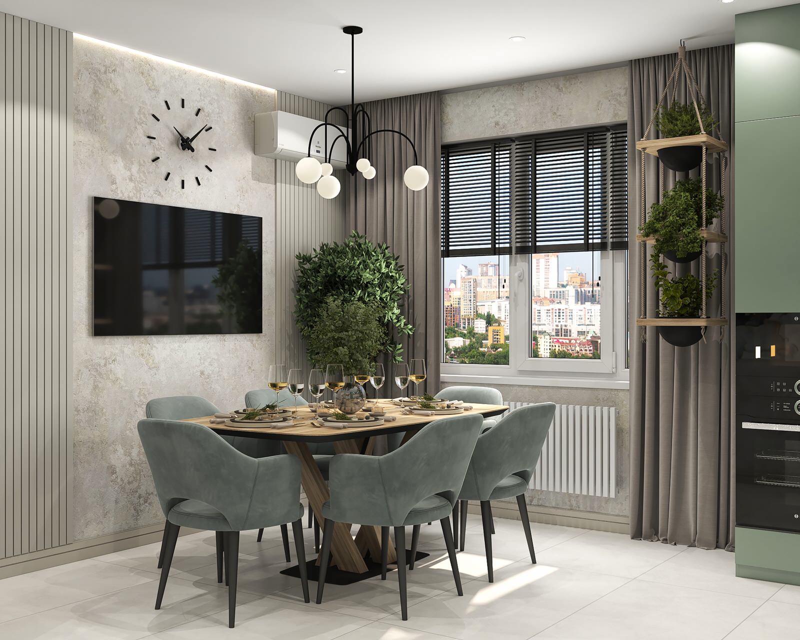 Яркая и спортивная квартира