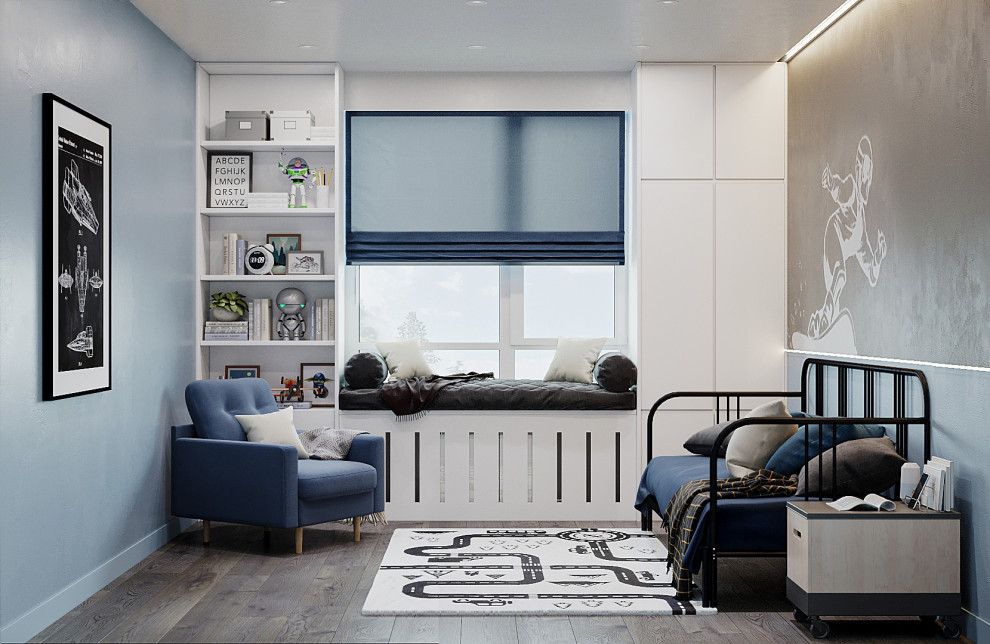 Яркая квартира для большой семьи