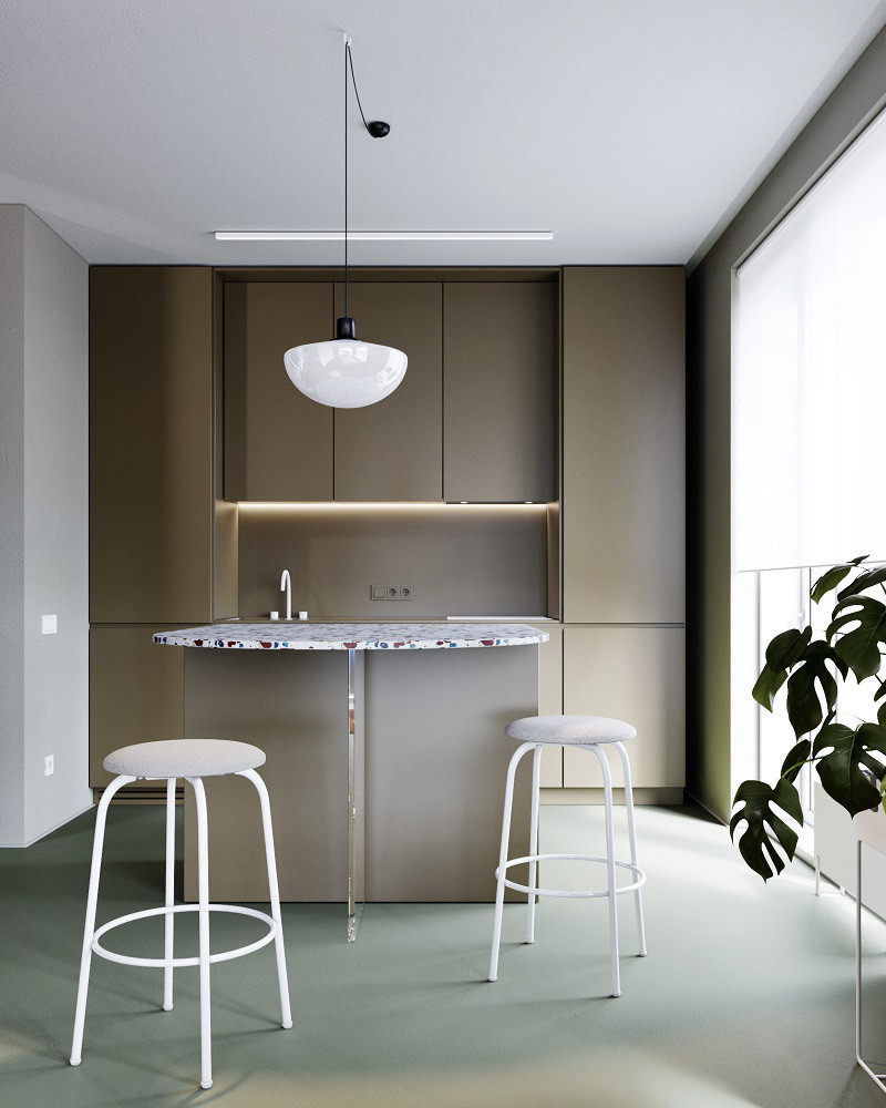 Houzz Украина: Квартира с круговой планировкой