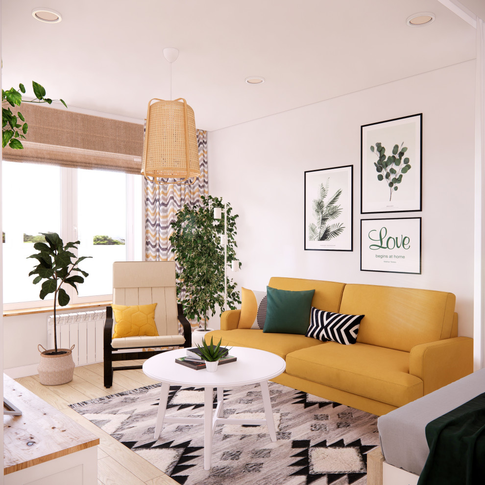 Обложка проекта: Двухкомнатная квартира 50 м2