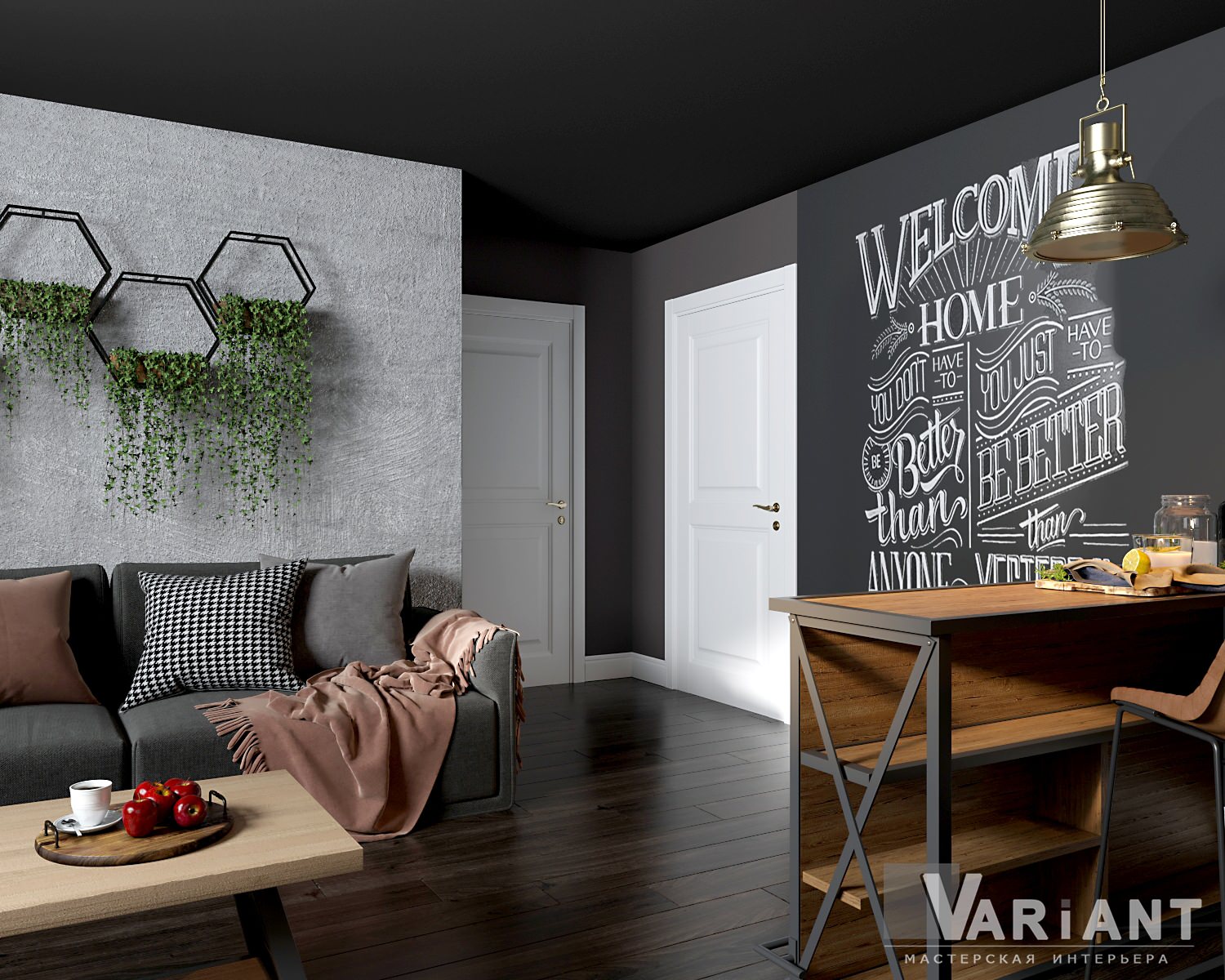 Гостевая комната в подвальном этаже