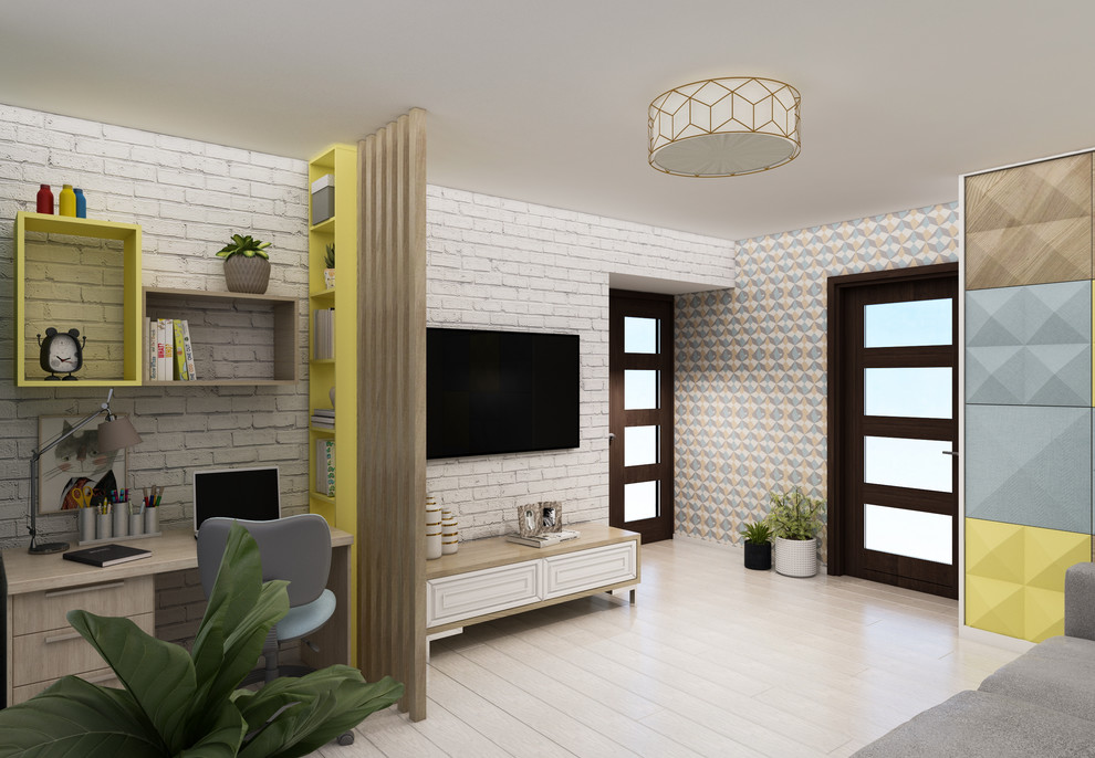 Гостиная с детским уголком