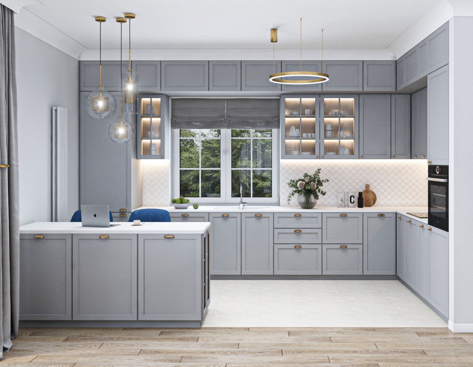 Готовый интерьер в частном доме г. Волгоград (Дизайн-проект)